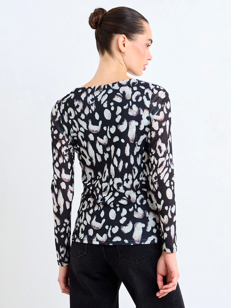 POLERA MUJER IO ESTAMPADA - 2