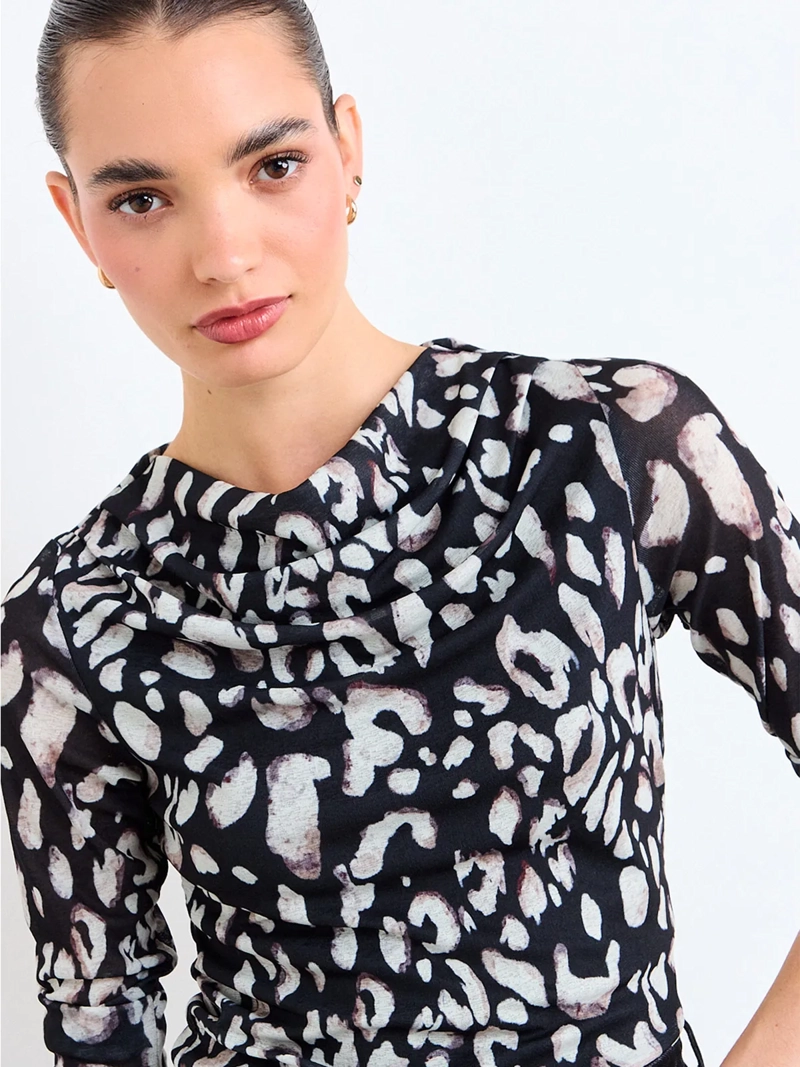 POLERA MUJER IO ESTAMPADA - 5