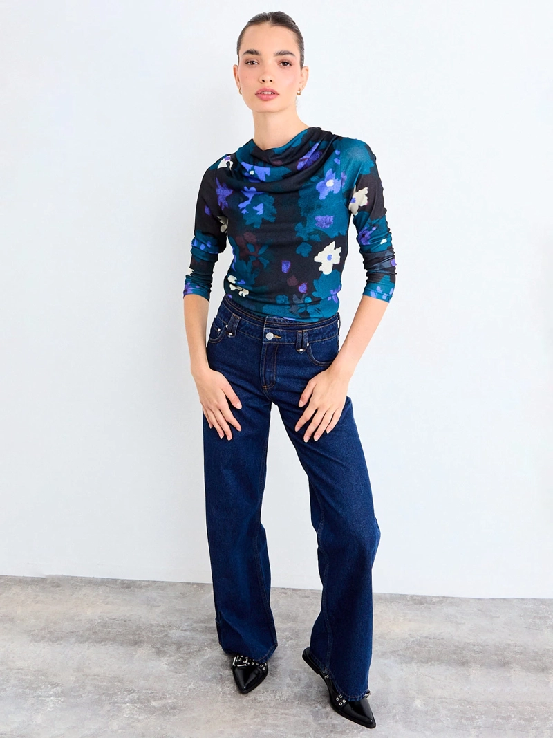 POLERA MUJER IO ESTAMPADA - 1