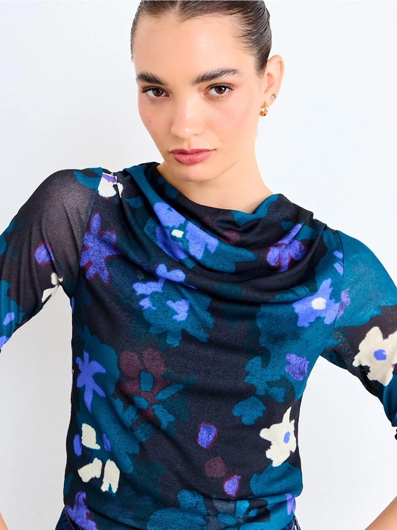 POLERA MUJER IO ESTAMPADA - 5