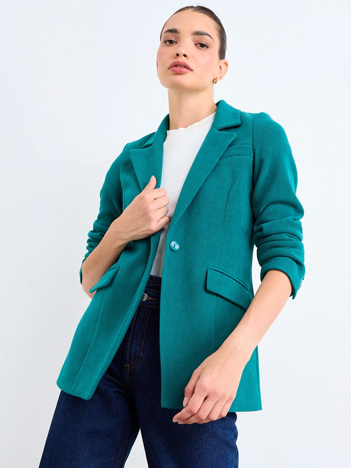 BLAZER MUJER IO TELA DE PUNTO - 2