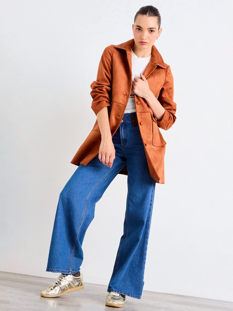 CHAQUETA MUJER IO TRENCH LISO ANTELINA - 1
