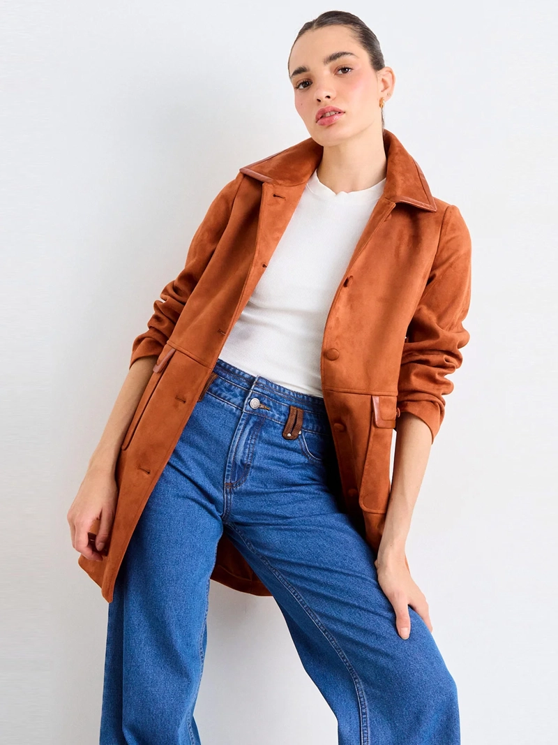 CHAQUETA MUJER IO TRENCH LISO ANTELINA - 3