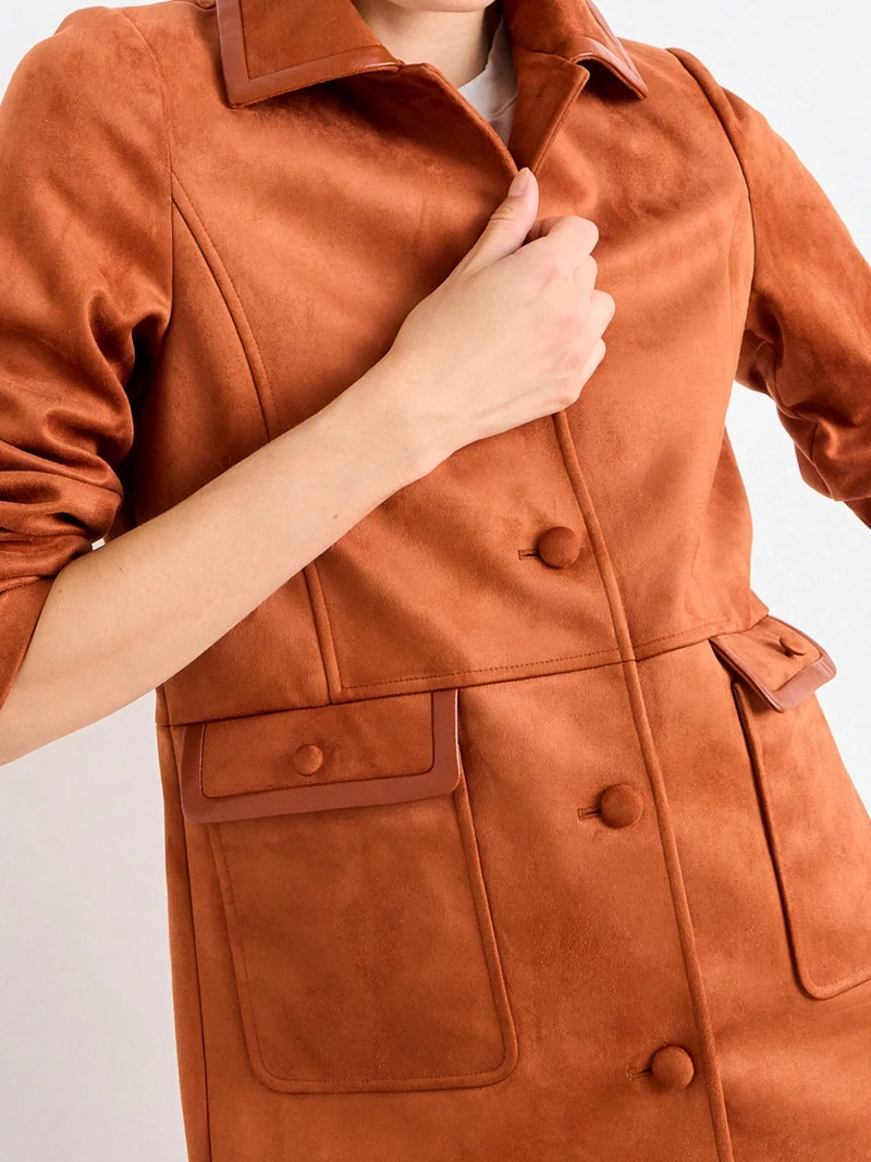 CHAQUETA MUJER IO TRENCH LISO ANTELINA - 5