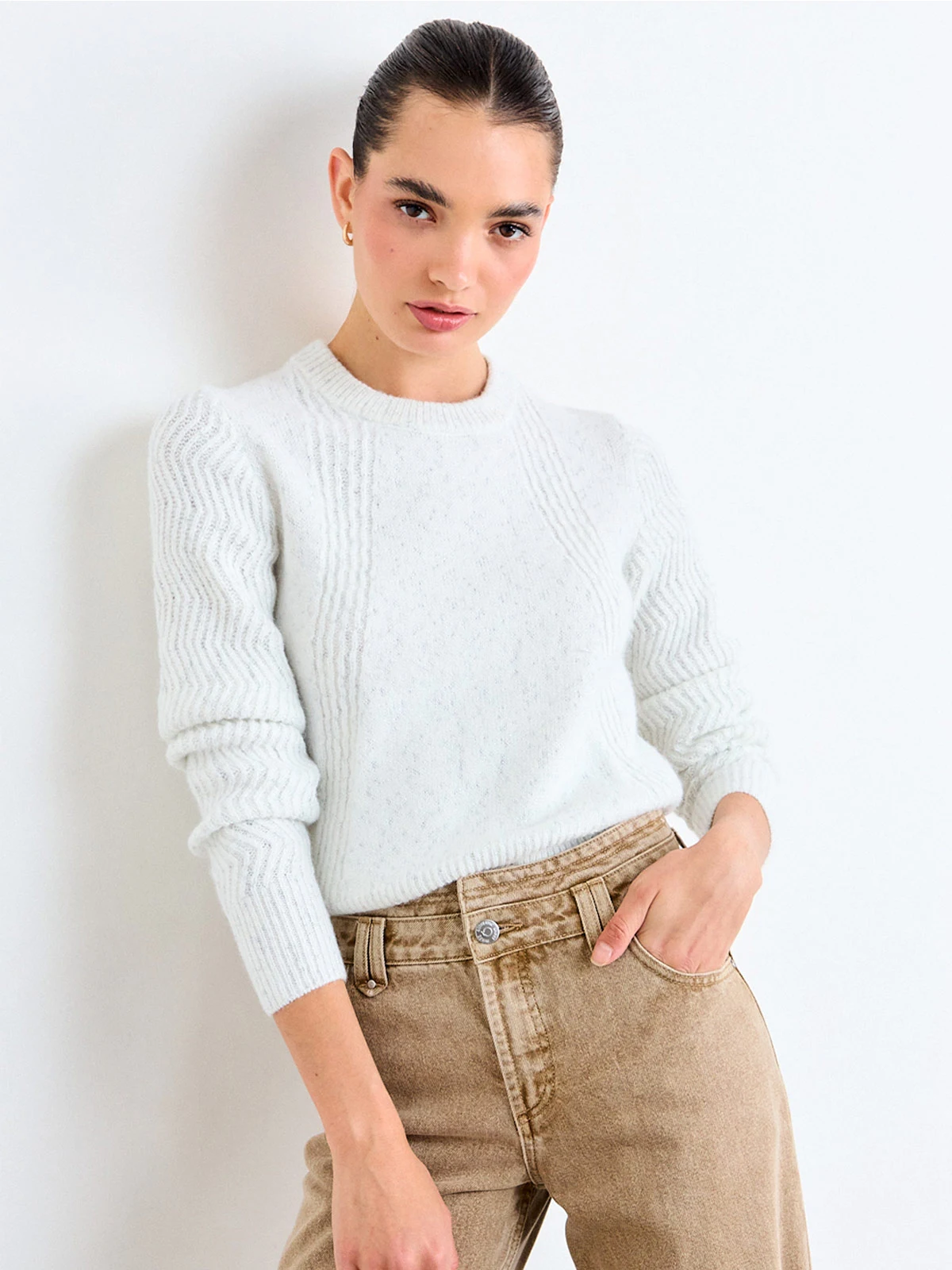 SWEATER MUJER IO CUELLO REDONDO - 3