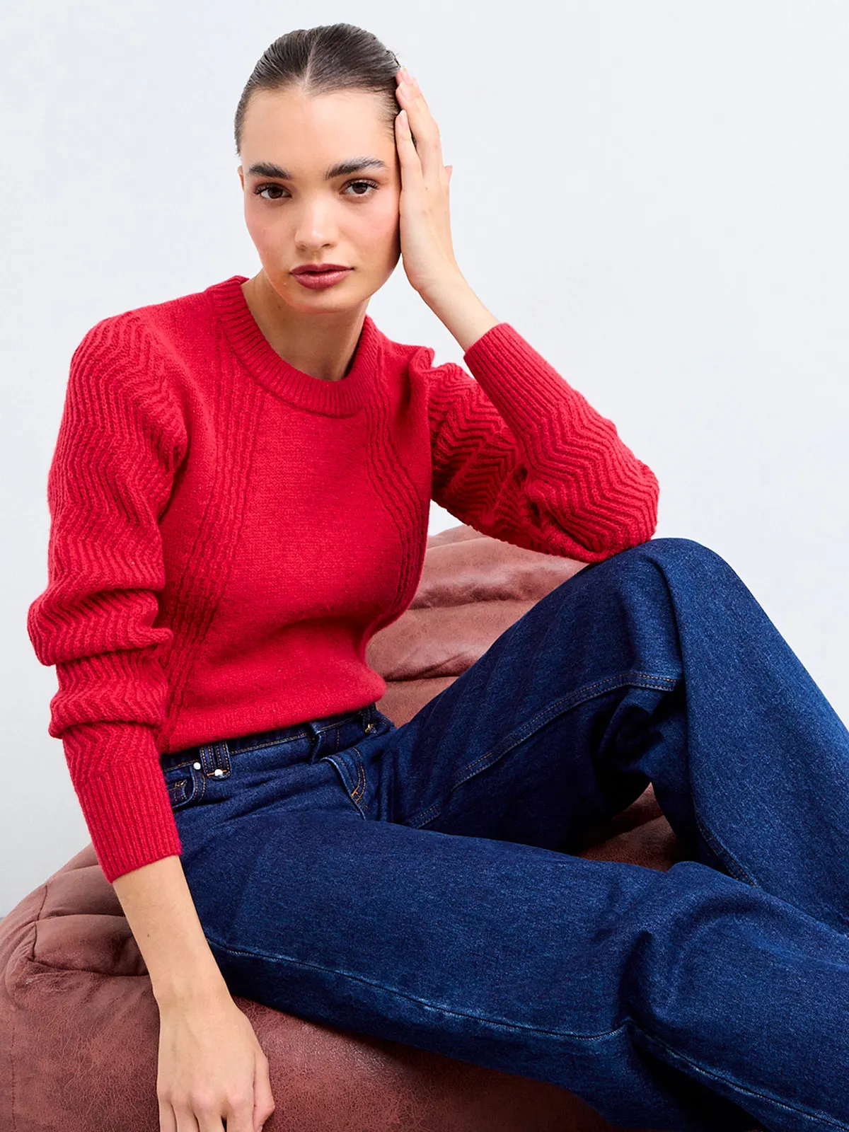 SWEATER MUJER IO CUELLO REDONDO - 1