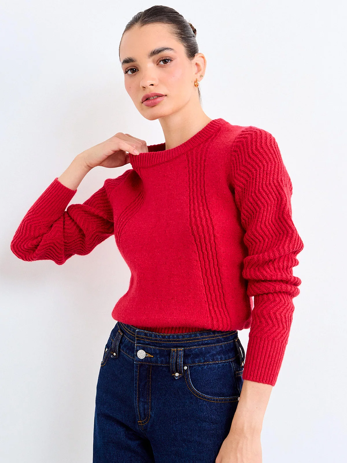 SWEATER MUJER IO CUELLO REDONDO - 3