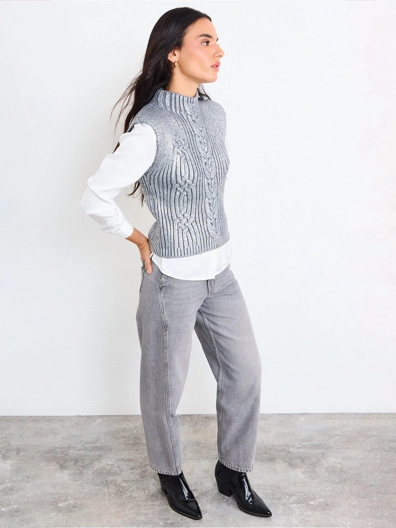 SWEATER MUJER IO SIN MANGAS - 2
