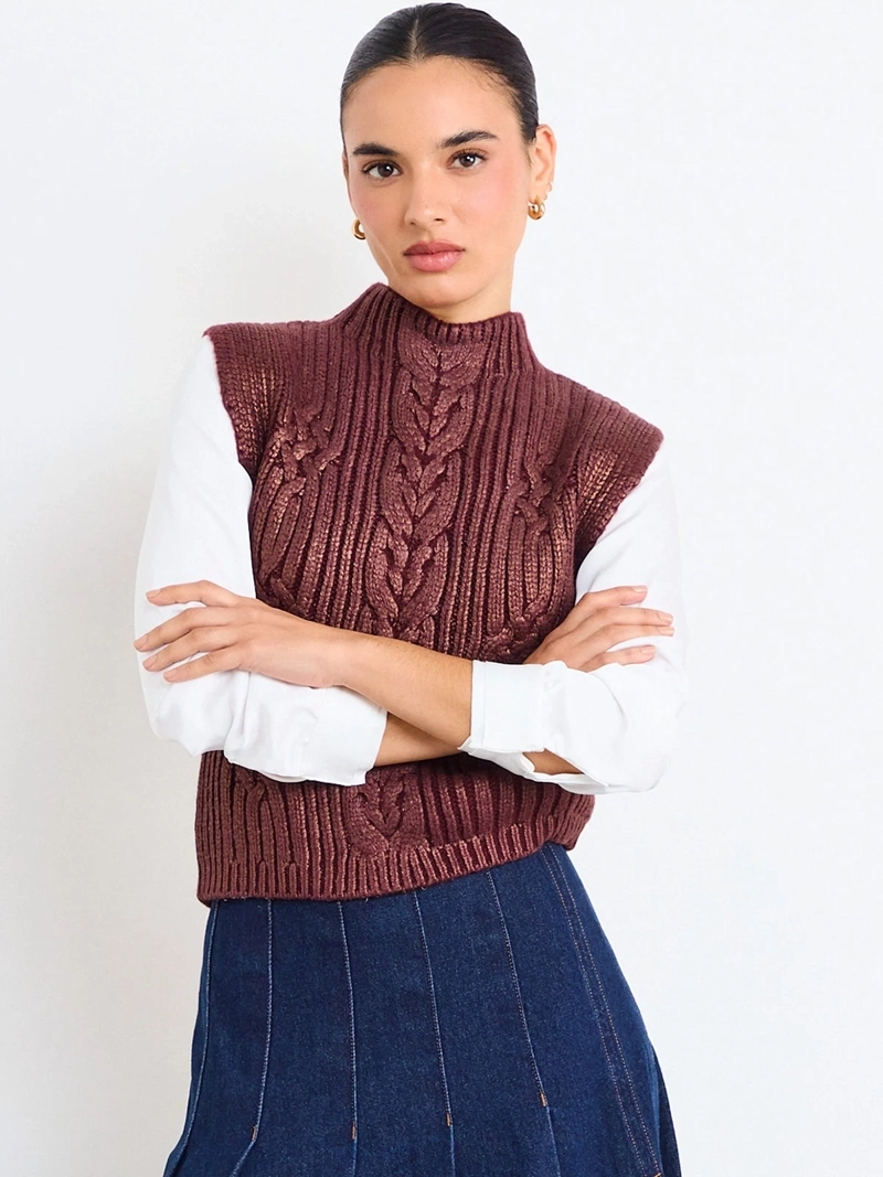 SWEATER MUJER IO SIN MANGAS - 2