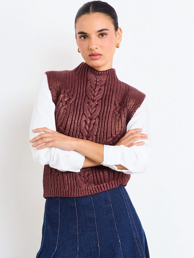 SWEATER MUJER IO SIN MANGAS - 2