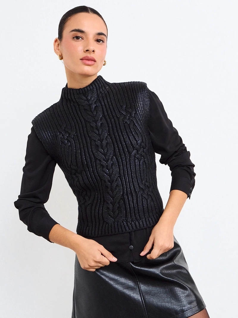 SWEATER MUJER IO SIN MANGAS - 2
