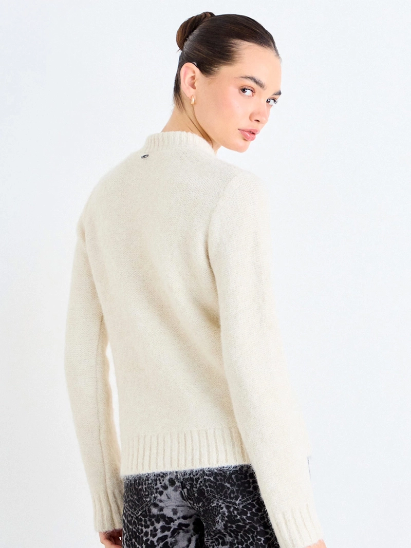 SWEATER MUJER IO MOAIR TRENZADO - 3