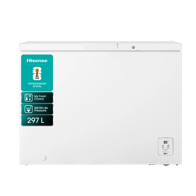 CONGELADOR HORIZONTAL HISENSE FT300N1AWF 297L FRÍO DIRECTO BLANCO - 2