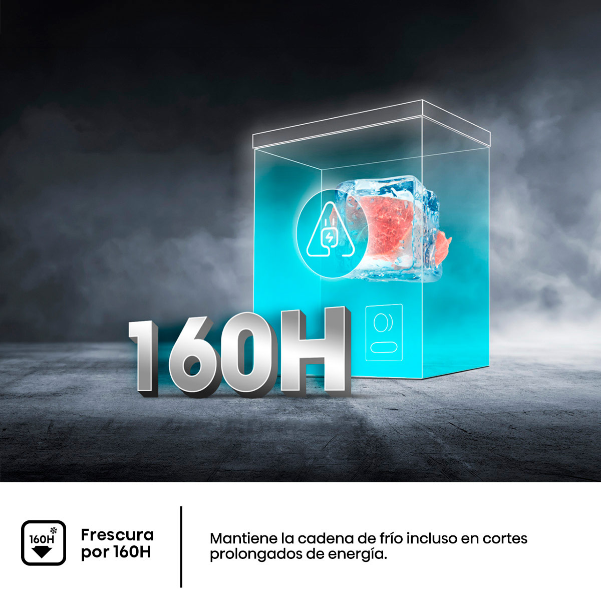 CONGELADOR HORIZONTAL HISENSE FT100N1BWF 97L FRÍO DIRECTO BLANCO - 12