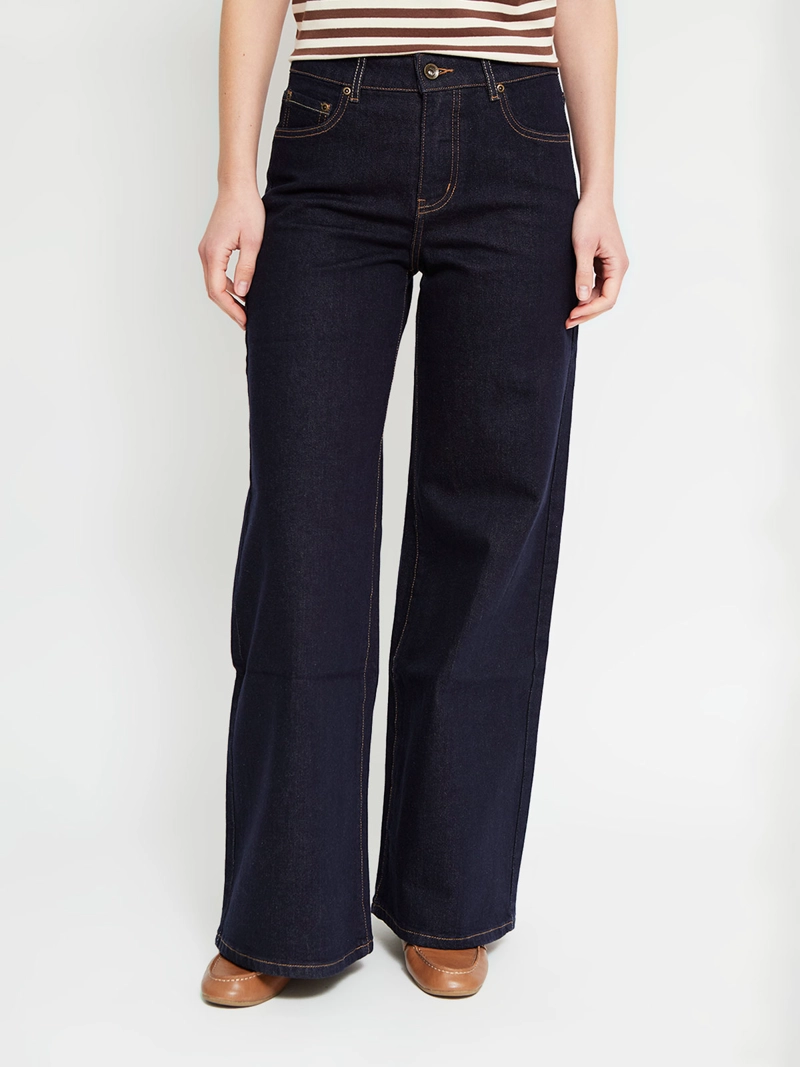 JEANS MUJER REGATTA ALGODÓN WIDE LEG - 2