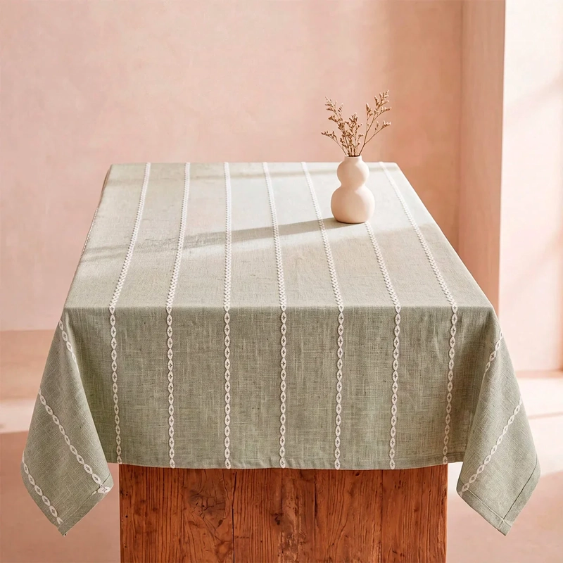 MANTEL RIPLEY HOME REDONDO 180 CM VERDE
