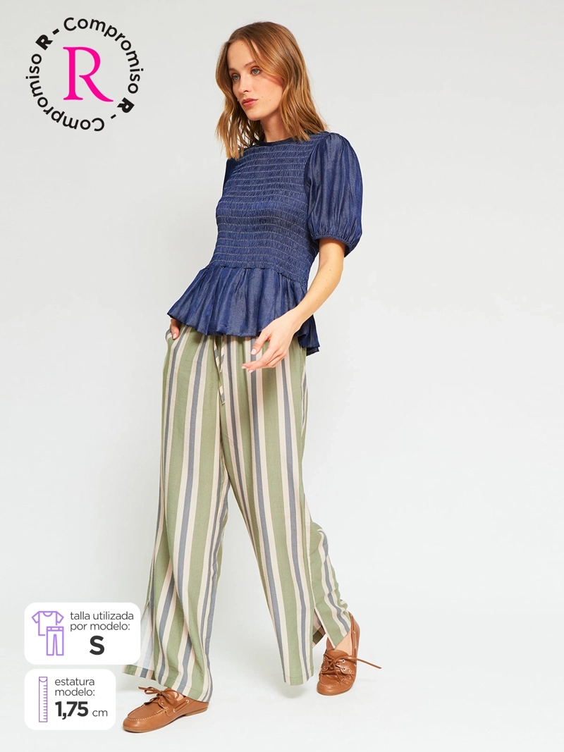 PANTALÓN MUJER MARQUIS RAYAS - 1