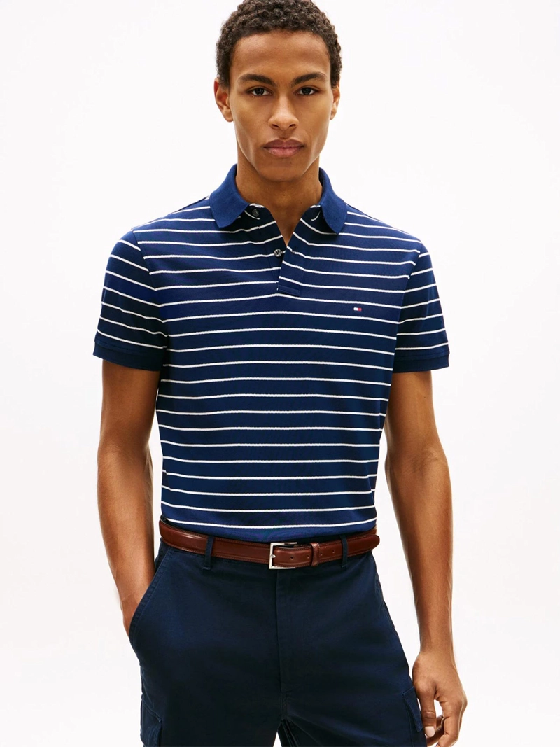 POLERA HOMBRE TOMMY HILFIGER MANGA CORTA  - 1
