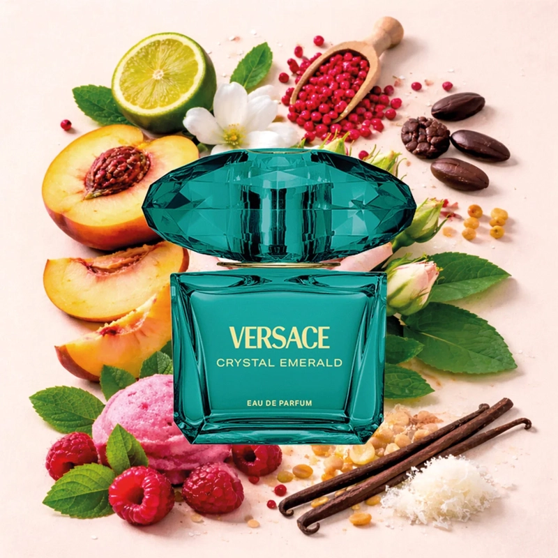 PERFUME MUJER VERSACE CRYSTAL EMERALD EDP 90ML - 3