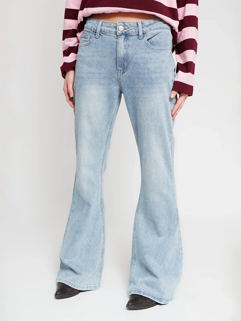 JEANS MUJER INDEX ALGODÓN FLARE - 2