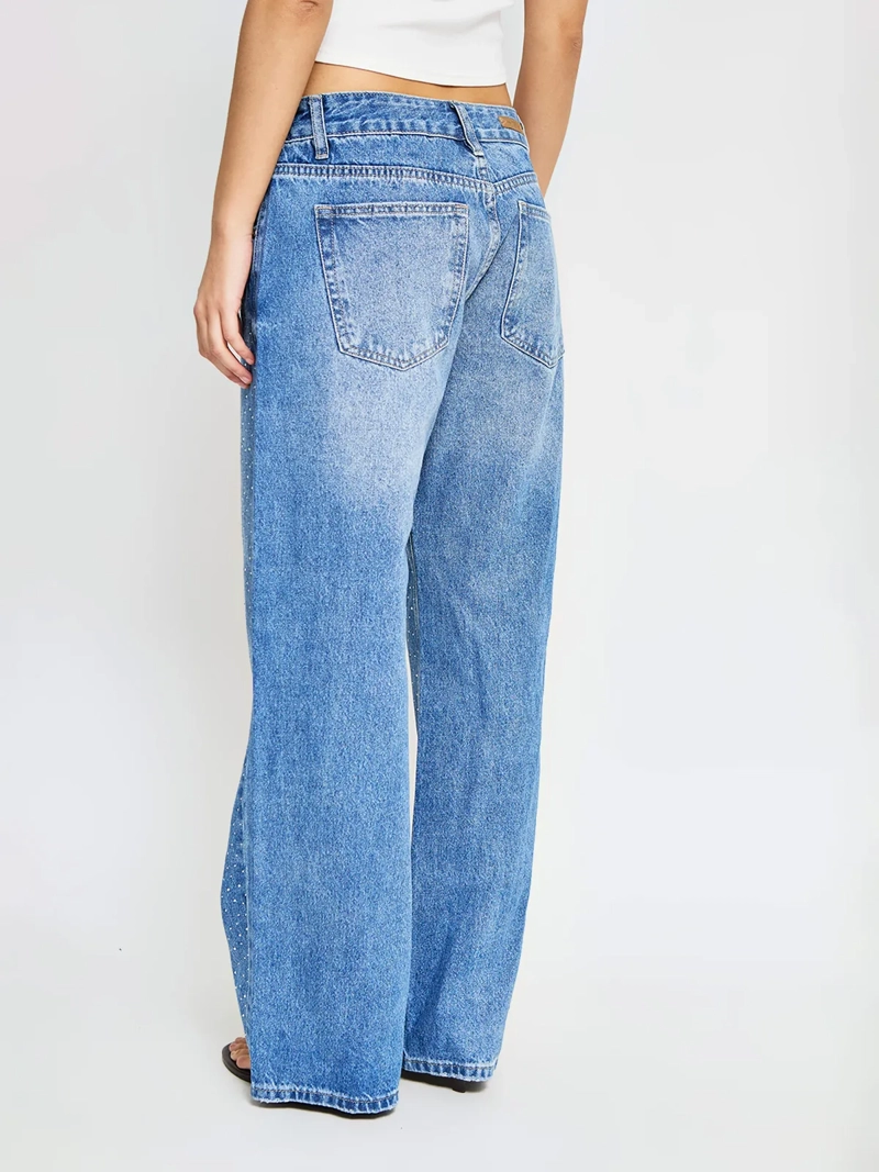 JEANS MUJER INDEX ALGODÓN BRILLOS - 3