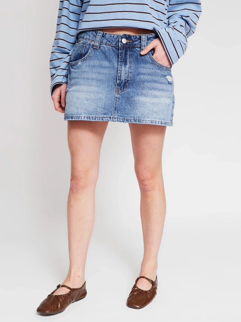 FALDA SHORT MUJER INDEX ALGODÓN DENIM - 2