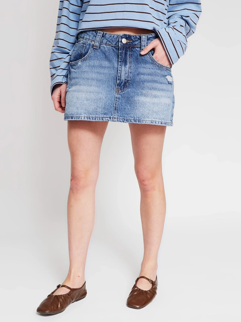 FALDA SHORT MUJER INDEX ALGODÓN DENIM - 2