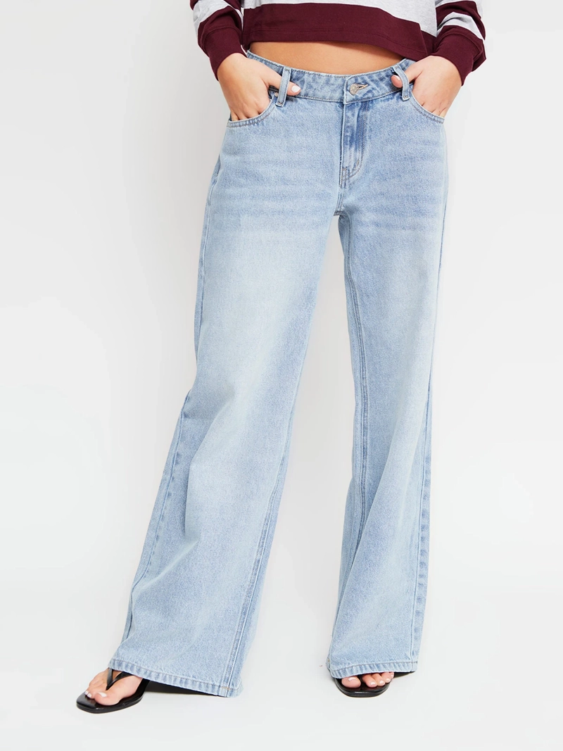 JEANS MUJER INDEX ALGODÓN TIRO BAJO - 2