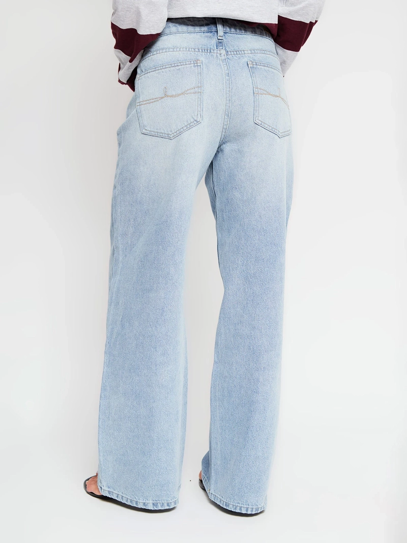JEANS MUJER INDEX ALGODÓN TIRO BAJO - 3