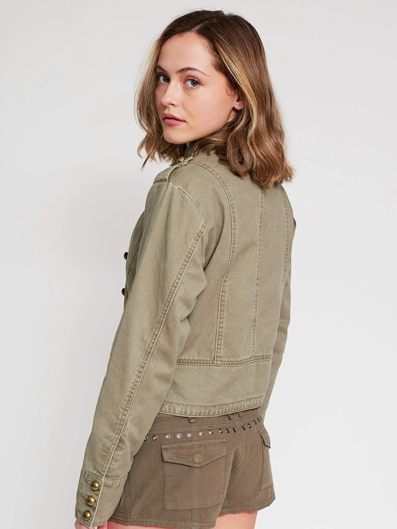 CHAQUETA MUJER INDEX ALGODÓN BOTONES - 2