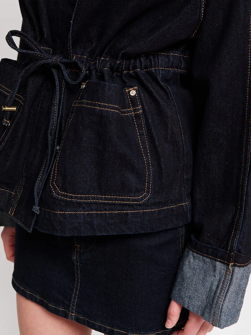 CHAQUETA MUJER INDEX ALGODÓN DENIM OVERSIZE - 3