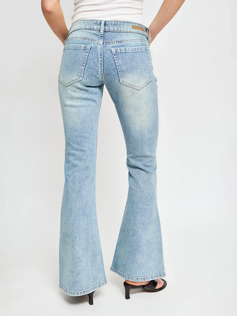 JEANS MUJER INDEX ALGODÓN TIRO BAJO - 3