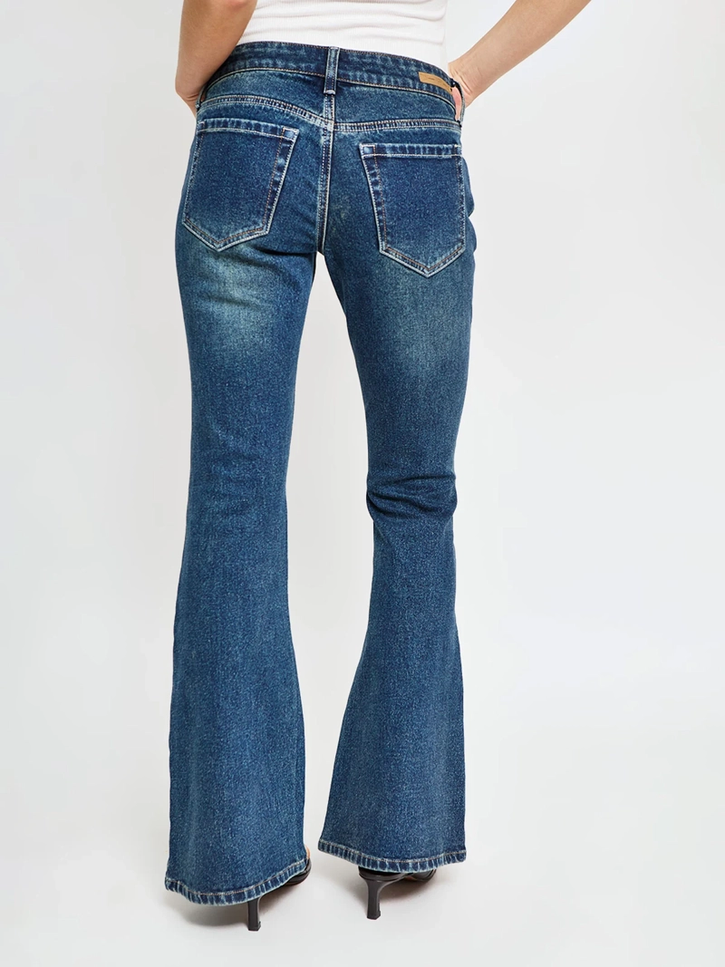 JEANS MUJER INDEX ALGODÓN TIRO BAJO - 7