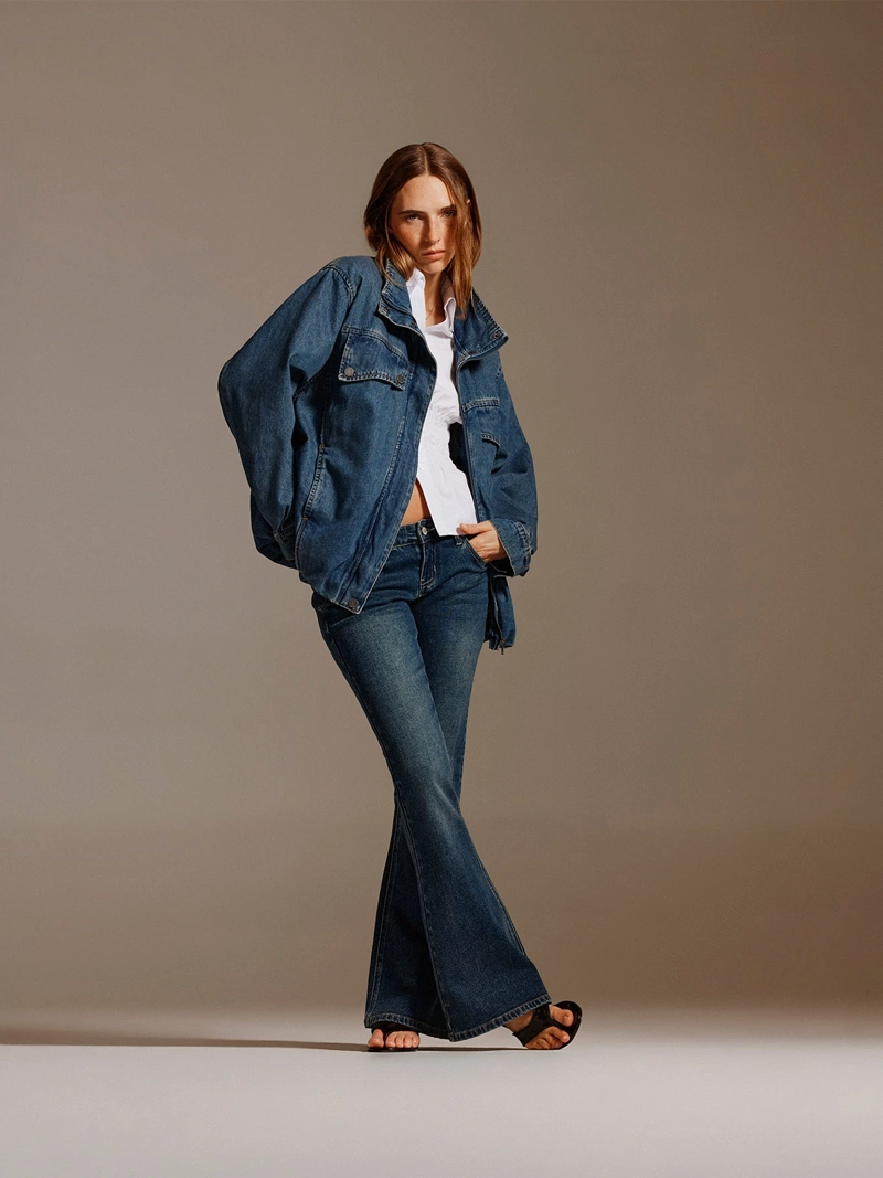 JEANS MUJER INDEX ALGODÓN TIRO BAJO - 1