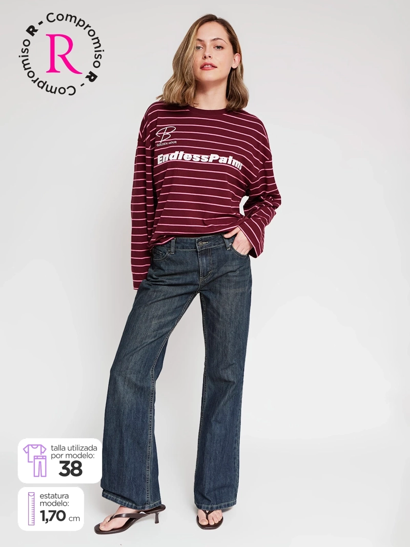 JEANS MUJER INDEX ALGODÓN RELAX - 1
