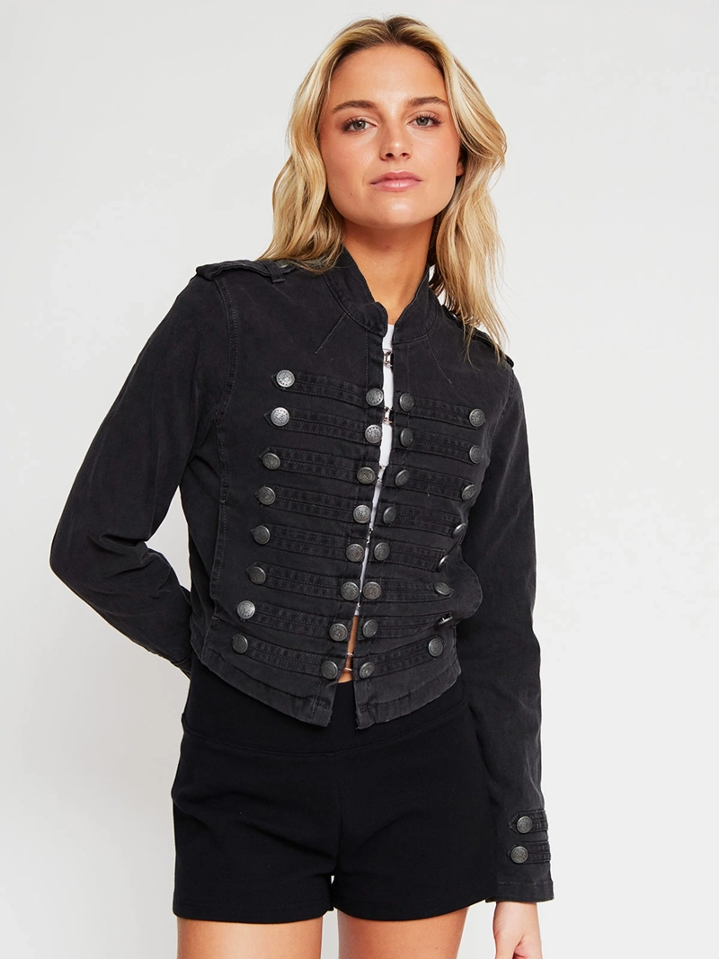 CHAQUETA MUJER INDEX ALGODÓN BOTONES - 2