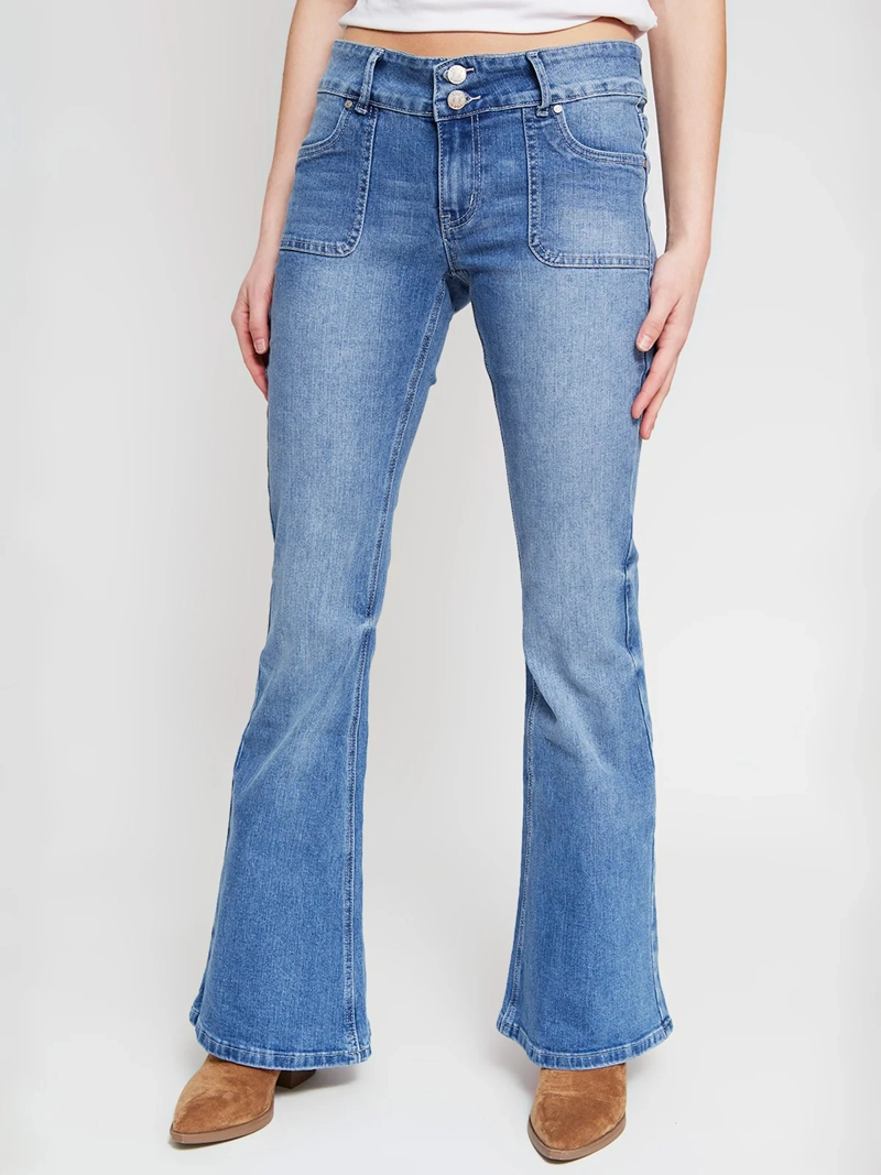 JEANS MUJER INDEX ALGODÓN FLARE - 2