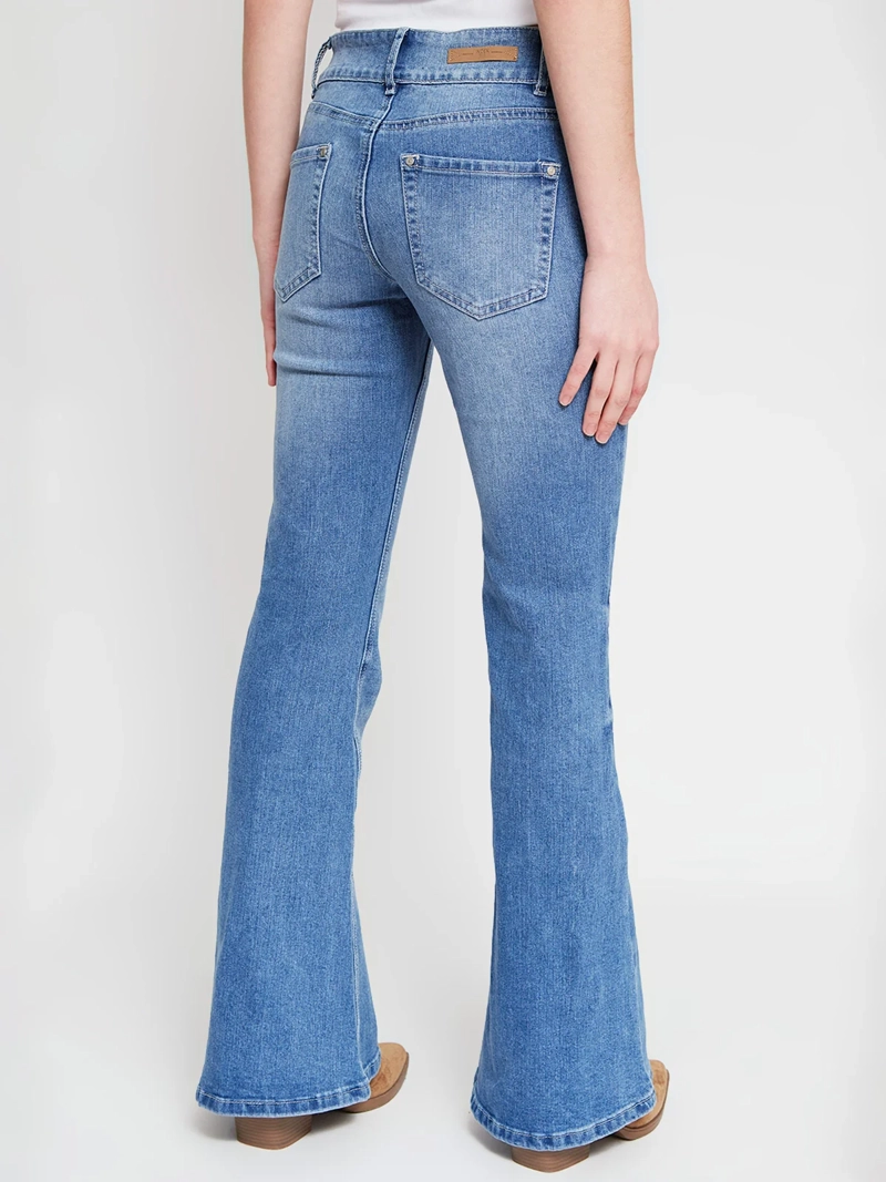 JEANS MUJER INDEX ALGODÓN FLARE - 3