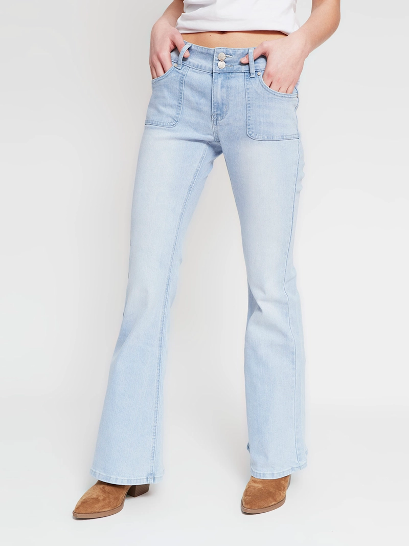 JEANS MUJER INDEX ALGODÓN FLARE - 2