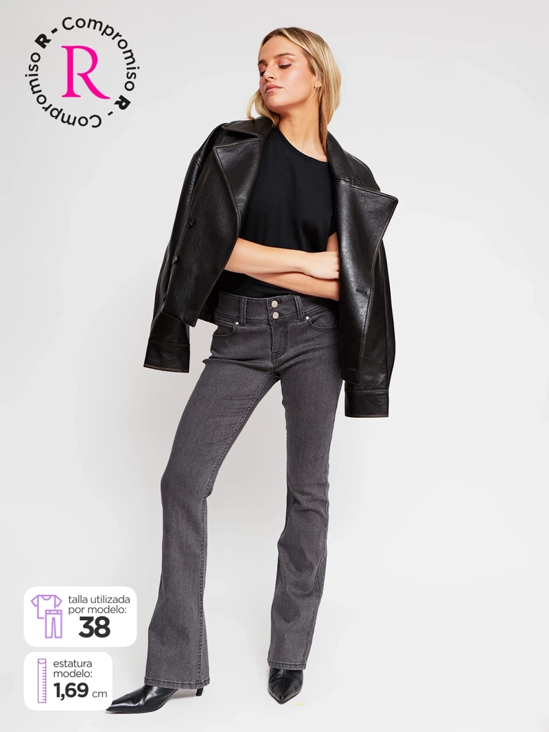 JEANS MUJER INDEX ALGODÓN TAPETA - 1
