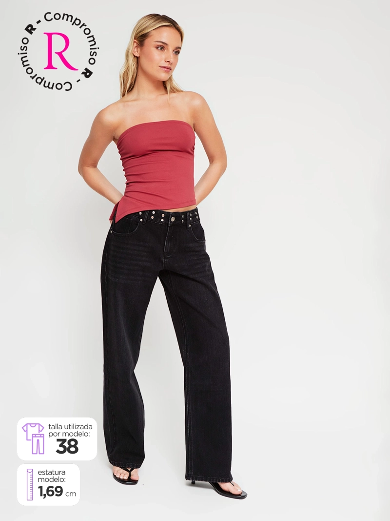 JEANS MUJER INDEX ALGODÓN ESTRELLA - 1