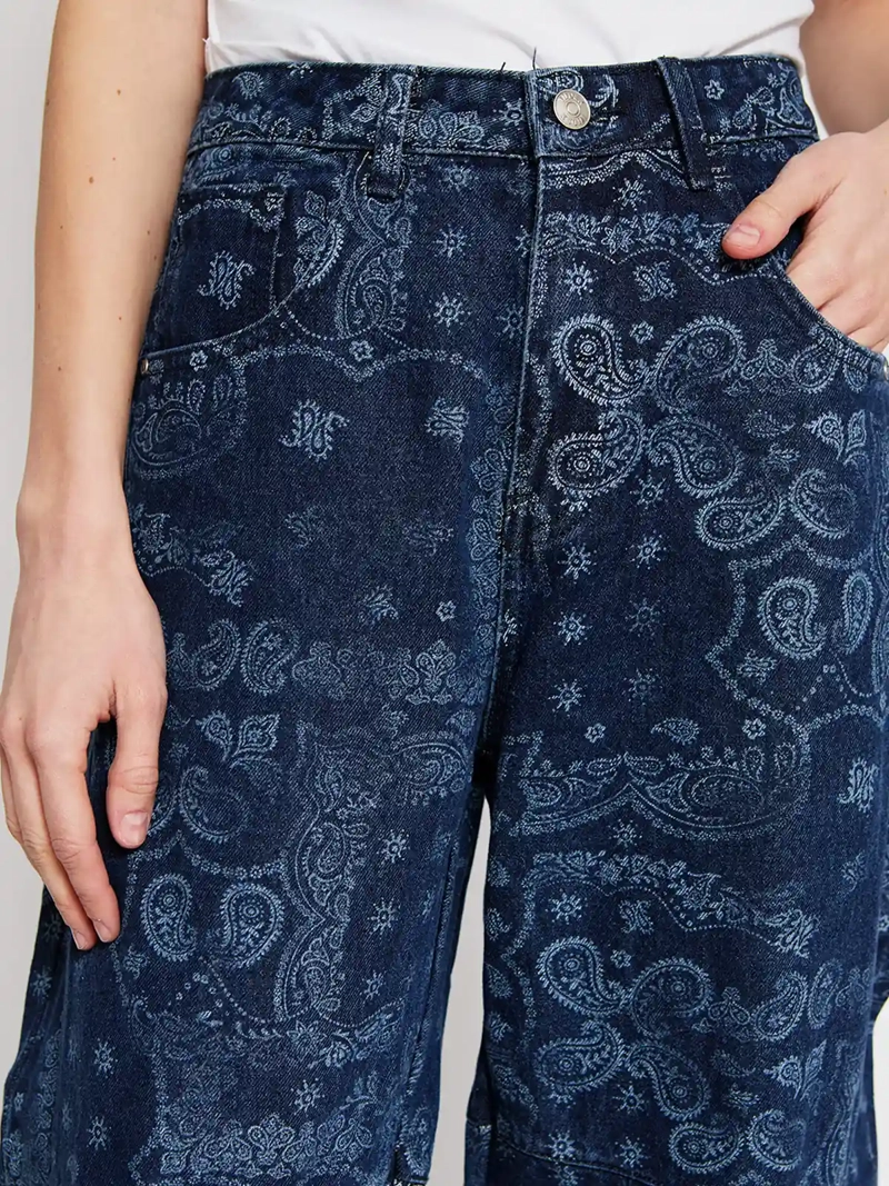 JEANS MUJER INDEX ALGODÓN PRINT - 5