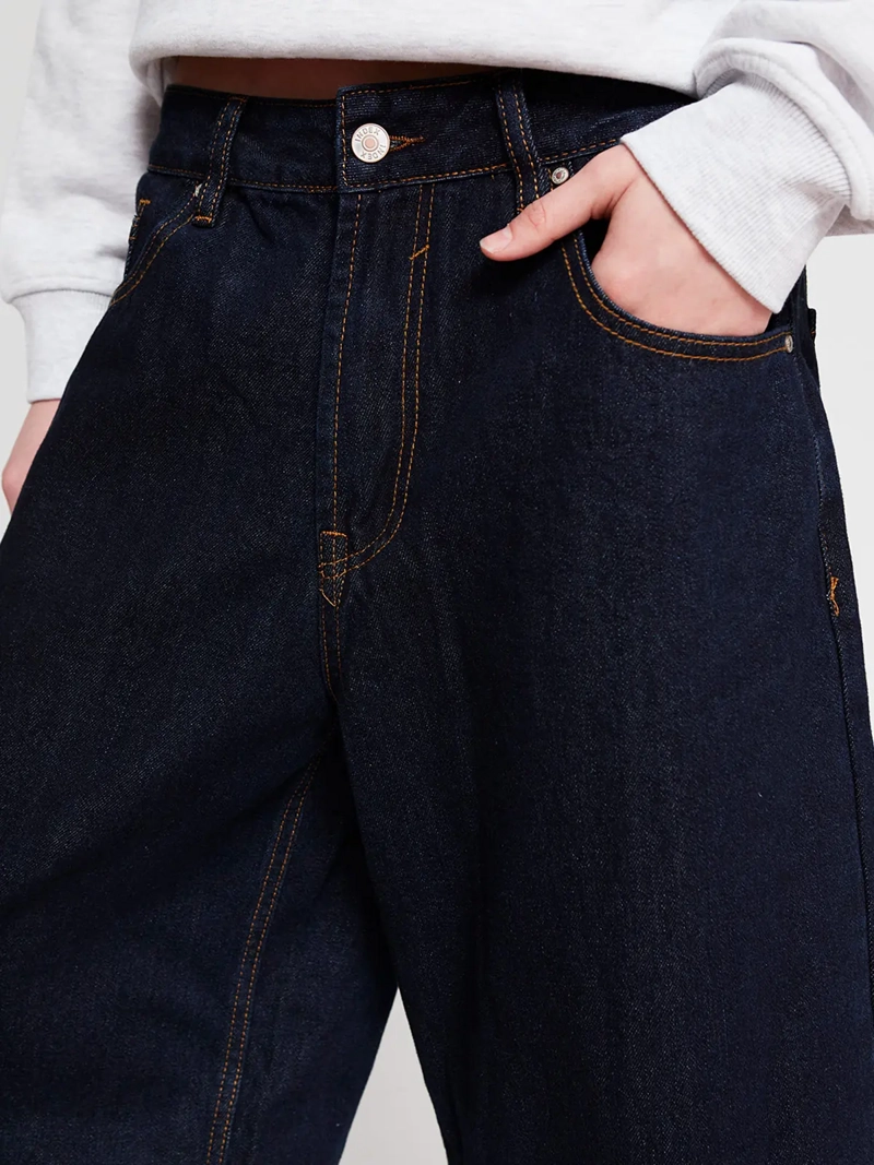 SHORT MUJER INDEX ALGODÓN LARGO DENIM - 4