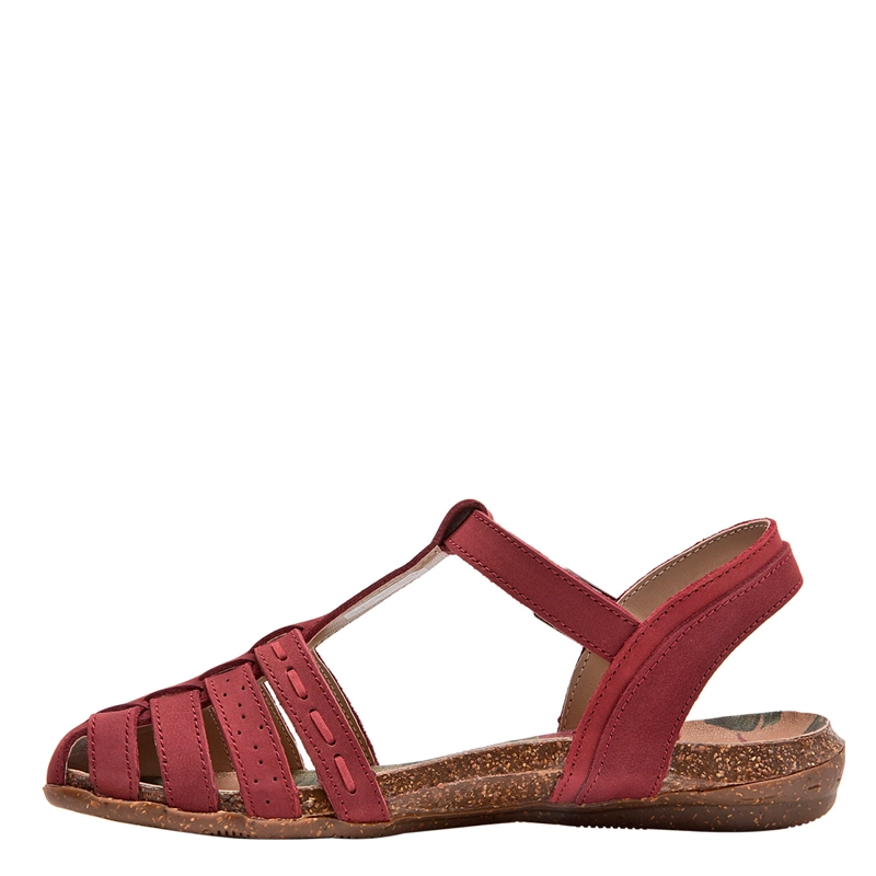 SANDALIAS MUJER PANAMA JACK ROJO PJM0057 CUERO - 2