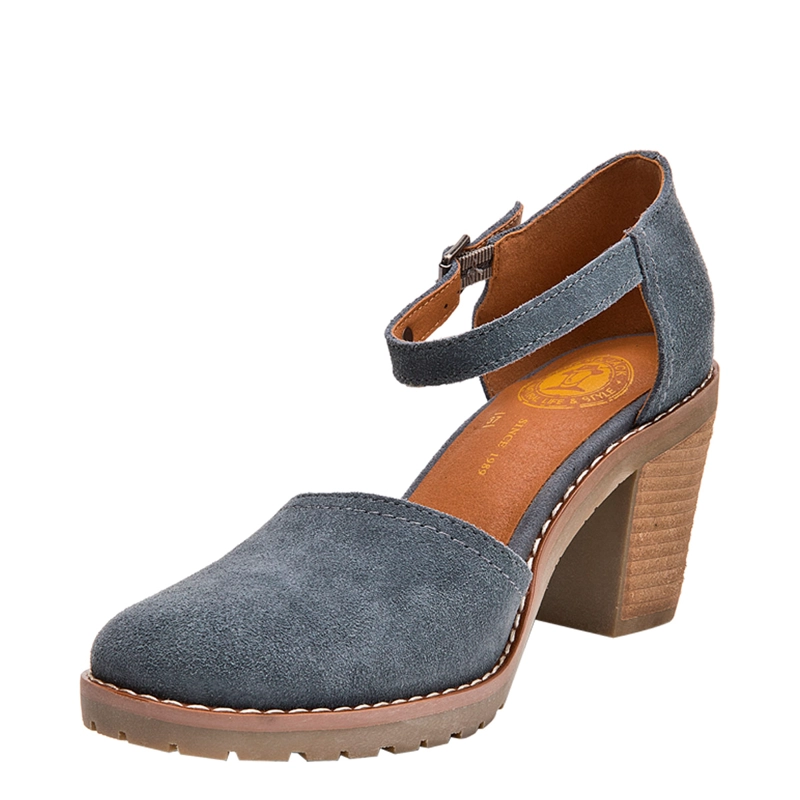 SANDALIAS MUJER PANAMA JACK AZUL PJM0113 CUERO - 4