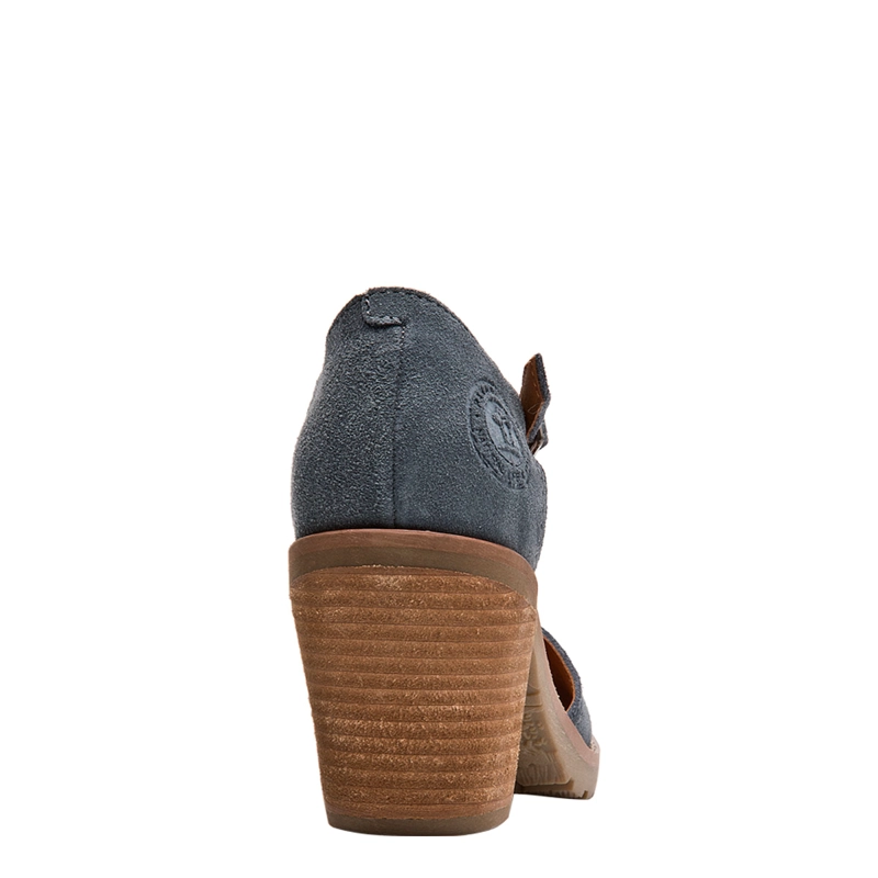 SANDALIAS MUJER PANAMA JACK AZUL PJM0113 CUERO - 5