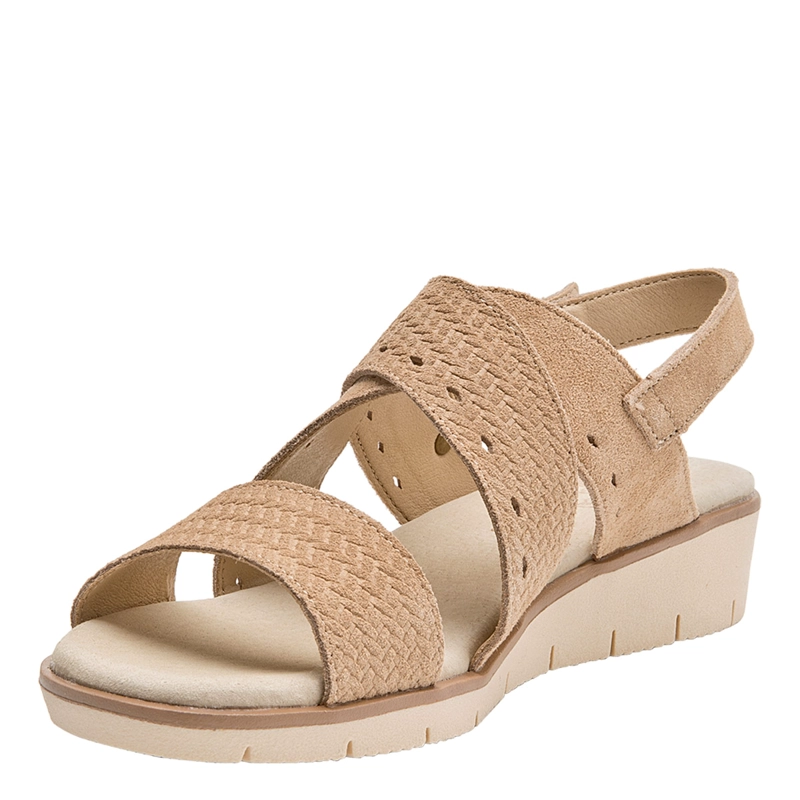 SANDALIAS MUJER PANAMA JACK BEIGE PJM0363 CUERO - 4