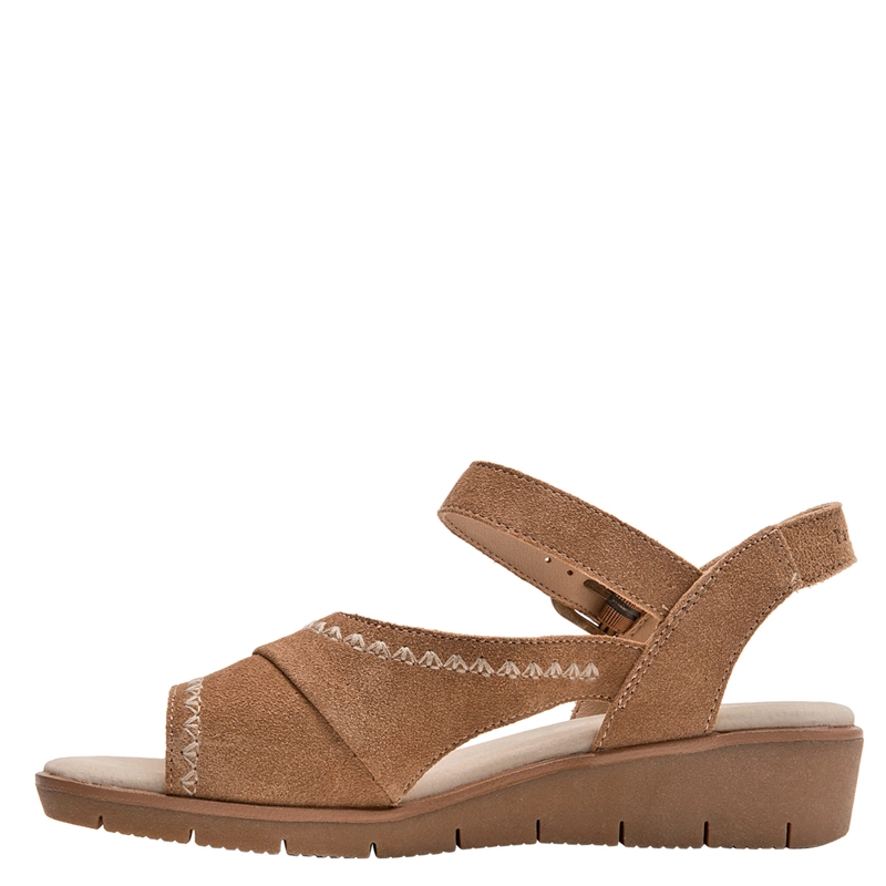 SANDALIAS MUJER PANAMA JACK CAMEL PJM0365 CUERO - 2