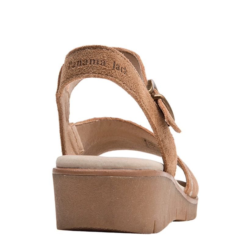 SANDALIAS MUJER PANAMA JACK CAMEL PJM0365 CUERO - 5