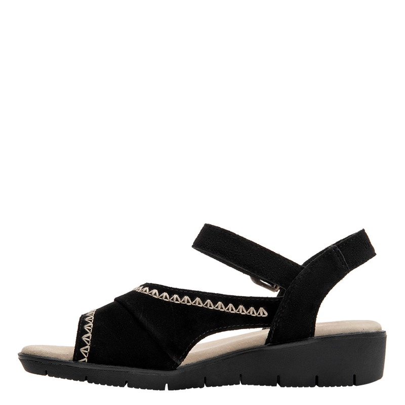 SANDALIAS MUJER PANAMA JACK NEGRO PJM0365 CUERO - 2